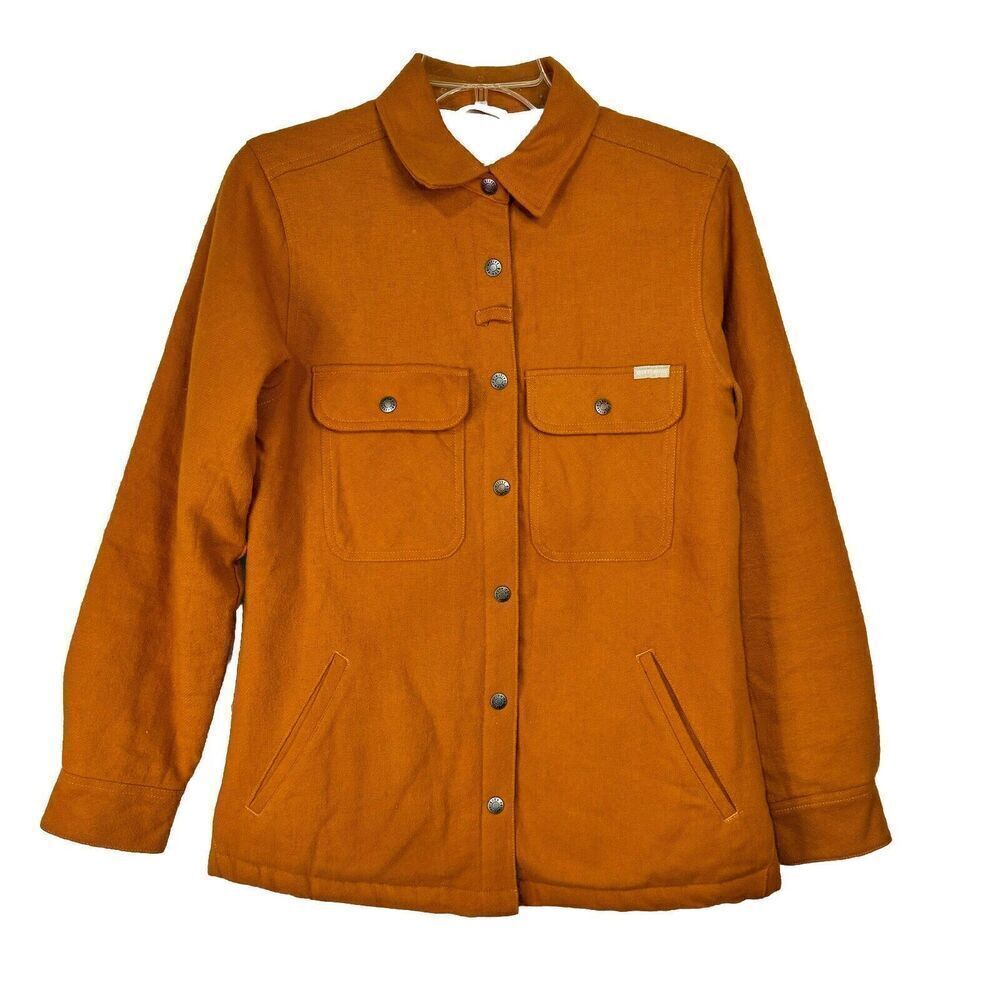 Born Primitive Jacket Womens Timber Orange Quilted Cotton‎ Honey Ginger Size XS